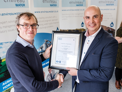 Envireau Water – ISO 9001 Certified