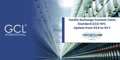 Textile Exchange Content Claim Standard (CCS-101)  Update from V3.0 to V3.1