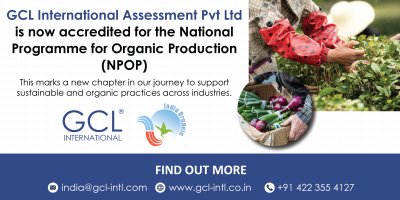 GCL International Accredited for National Programme for Organic Production (NPOP)